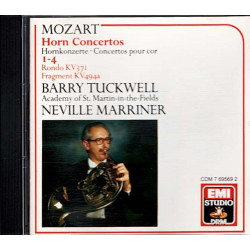 Horn Concertos 1-4 - Rondo KV 371 - Fragment KV 494a ~ Mozart ~ CD ~ Good