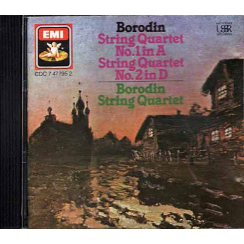 String Quartet No 1 In A, String Quartet No 2 In D ~ Alexander Borodin ~ CD ~ VG