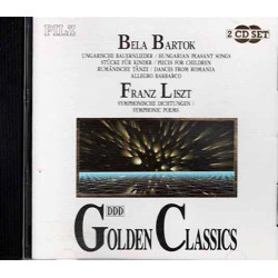 Golden Classics ~ BΘla Bart≤k ~ Classical ~ 2 CDs ~ Used VG