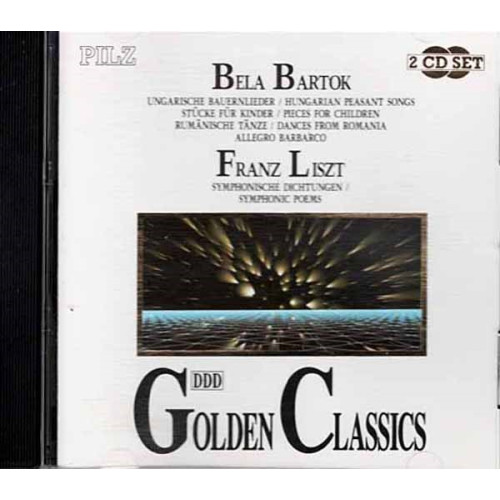 Golden Classics ~ BΘla Bart≤k ~ Classical ~ 2 CDs ~ Used VG