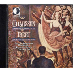 Symphony in B-Flat; Ibert: Escales / Divertissement ~ Ernest Chausson ~ CD ~ VG
