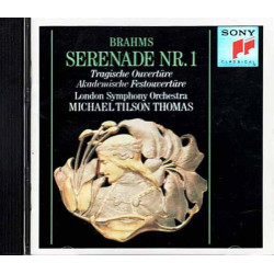 Brahms: Serenade No 1, Academic Festival Overtures ~ Michael Tilson Thomas CD VG