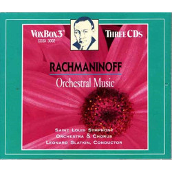 Orchestral Works ~ S. Rachmaninoff ~ Classical ~ 3 CDs ~ Used VG
