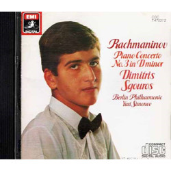 Piano Concerto No. 3 in D minor ~ Sergei Vasilyevich Rachmaninoff ~ CD ~ VG