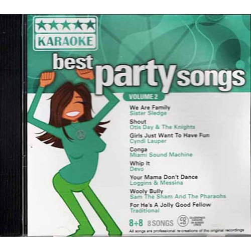 Karaoke Best Party Songs: Volume 2 ~ Karaoke ~ CD ~ Used VG