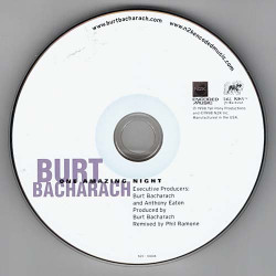 One Amazing Night ~ Burt Bacharach ~ Jazz ~ CD ~ Acceptable