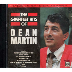 The Greatest Hits Of Dean Martin ~ Dean Martin ~ Jazz ~ CD ~ Good