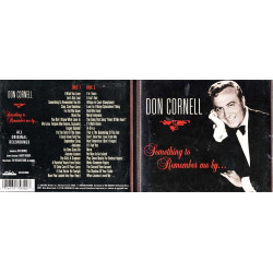 Something To Remember Me By... ~ Don Cornell ~ Pop ~ 2 CDs ~ Good
