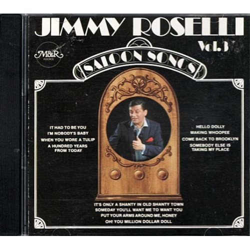 Saloon Songs Vol 3 ~ Jimmy Roselli ~ Pop ~ CD ~ Used VG
