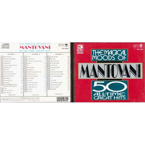 Magical Moods ~ Mantovani Orchestra ~ Pop ~ 3 CDs ~ Good