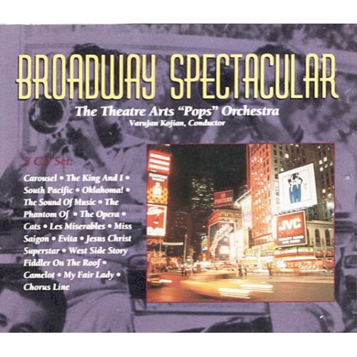 Broadway Spectacular ~ The Theatre Arts "Pops" Orchestra ~ 3 CDs ~ Good