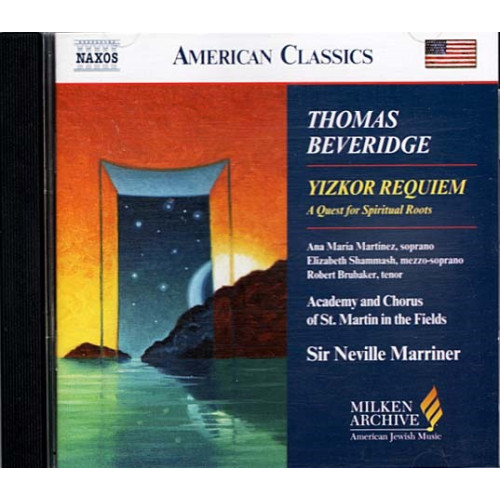 Yizkor Requiem Milken Archive of American Jewish Music ~ Thomas Beveridge CD VG