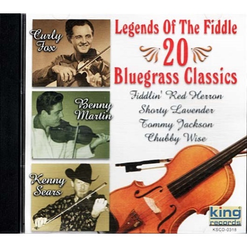 Legends Of The Fiddle 20 Bluegrass Classics ~ Various ~ Country ~ CD ~ VG