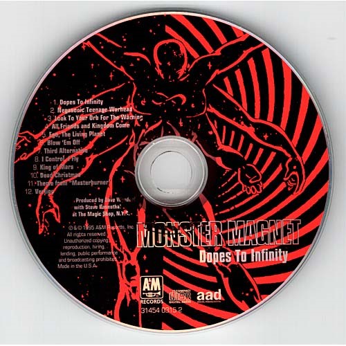 Dopes To Infinity ~ Monster Magnet ~ Rock ~ CD ~ Acceptable