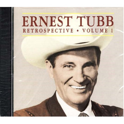 Retrospective Volume 1 ~ Ernest Tubb ~ Folk, World, & Country ~ CD ~ Used VG