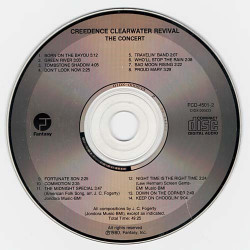 The Concert ~ Creedence Clearwater Revival ~ Rock ~ CD ~ Acceptable