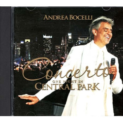 Concerto: One Night In Central Park ~ Andrea Bocelli ~ Pop ~ CD ~ Used VG