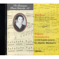 Piano Concerto # 1 In C Maj / Piano Concerto # 2 In E Flat Maj / ~ Weber CD VG