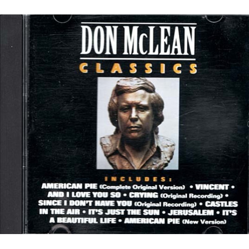 Classics ~ Don McLean ~ Rock ~ CD ~ Good