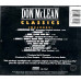 Classics ~ Don McLean ~ Rock ~ CD ~ Good