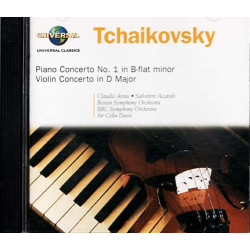 Piano Concerto No 1 in B-flat min / Violin Concerto in D Maj ~ Tchaikovsky CD VG