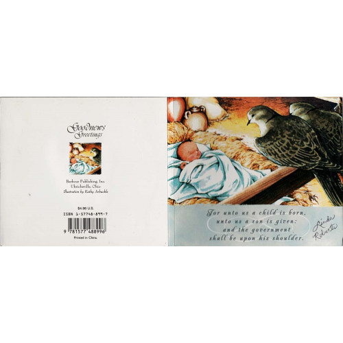 Baby Christmas Card with CD (Audio) ~ Barbour Bargain Books ~ Christmas ~ CD VG