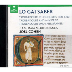 Lo Gai Saber (Troubadours & Minstrels 1100-1300 ) ~ Camerata Mediterranea CD VG