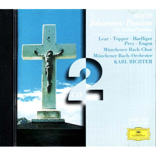 Johannes-Passion = St. John Passion ~ Johann Sebastian Bach ~ Classical 2 CDs VG