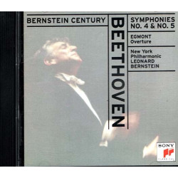 Symphonies No.4 & No.5, Egmont Overture ~ Ludwig van Beethoven ~ CD ~ Good