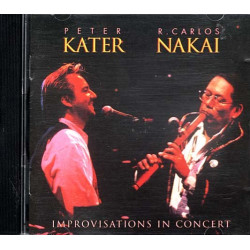 Improvisations In Concert ~ Peter Kater & R. Carlos Nakai ~ Flute ~ CD ~ Good