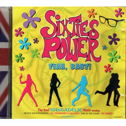 Sixties Power 1-2 ~ Various Artists ~ Rock ~ 2 CDs ~ Used VG
