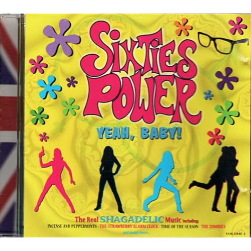 Sixties Power 1-2 ~ Various Artists ~ Rock ~ 2 CDs ~ Used VG