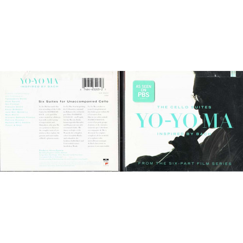 The Cello Suites: Inspired By Bach ~ Yo-Yo Ma ~ Classical ~ 2 CDs ~ Used VG