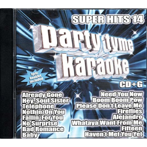 Party Tyme Super Hits 14 16-song G ~ Party Tyme Karaoke ~ Karaoke ~ CD ~ Used VG