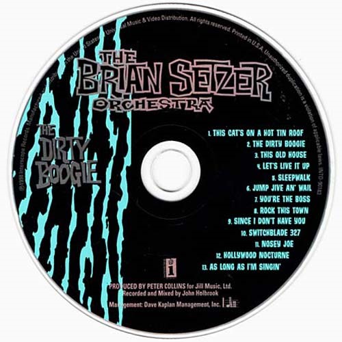 The Dirty Boogie ~ Brian Setzer Orchestra ~ Jazz ~ CD ~ Acceptable