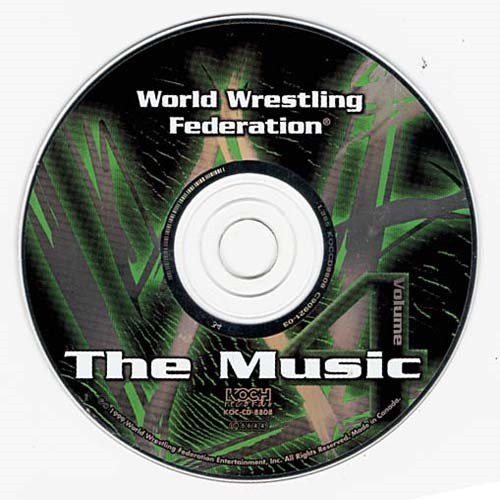 World Wrestling Federation: The Music Vol 4 ~ James A. Johnston ~ CD Acceptable