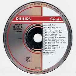 The 21 Hungarian Dances ~ Johannes Brahms ~ Classical ~ CD ~ Acceptable