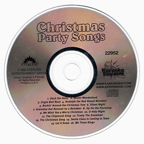 Christmas Party Songs ~ Karaoke Bay ~ Christmas ~ CD ~ Acceptable