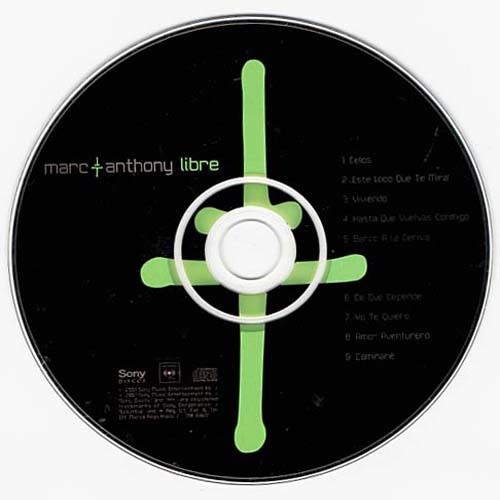 Libre ~ Marc Anthony ~ Latin ~ CD ~ Acceptable