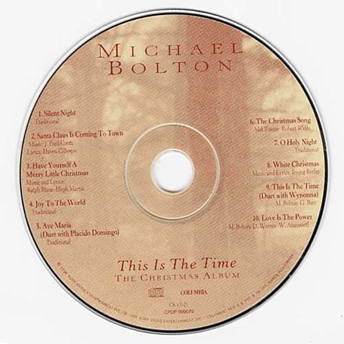 This Is The Time - The Christmas Album ~ Michael Bolton ~ Rock ~ CD ~ Acceptable