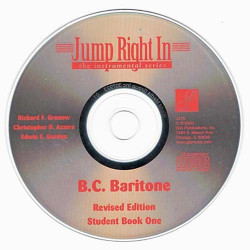 Jump Right In - B C Baritone ~ Richard F Grunow ~ Instructional ~ CD Acceptable