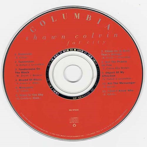 Fat City ~ Shawn Colvin ~ Rock ~ CD ~ Acceptable