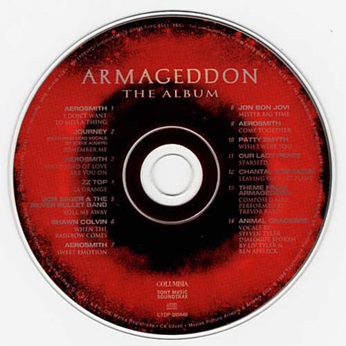 Armageddon (The Album) ~ Various Artists ~ Rock ~ CD ~ Acceptable