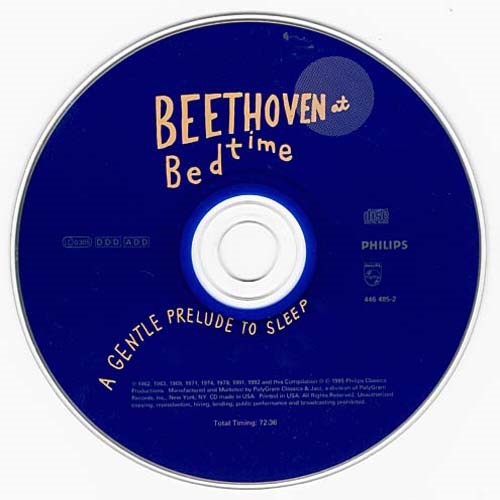 Beethoven At Bedtime, A Gentle Prelude To Sleep ~ Various ~ CD ~ Acceptable