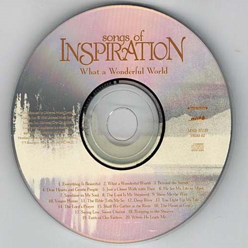 Songs of Inspiration - What a Wonderful World ~ Various ~ CD ~ Acceptable