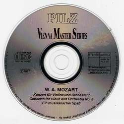 Konzert Fⁿr Violine Und Orchester No. 5 KV 219 / more ~ Mozart ~ CD ~ Acceptable