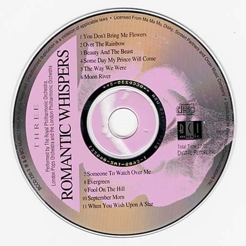 Romantic Whispers - Vol 3 ~ Royal Philharmonic Orchestra ~ Pop ~ CD ~ Acceptable