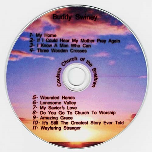 Coulson Church of the Brethren ~ Buddy Swiney ~ Christian ~ CD ~ Acceptable