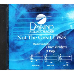 Not The Great I Was Accompaniment/Performance Track ~ Daywind ~ Christian CD VG