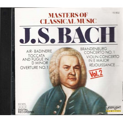 Masters Of Classical Music, Vol.2: J.S. Bach ~ Bach ~ Classical ~ CD Acceptable
